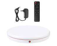 Puluz Obrotowa podstawka do zdjęć 45 cm (biała) - 1508857 - zdjęcie 3